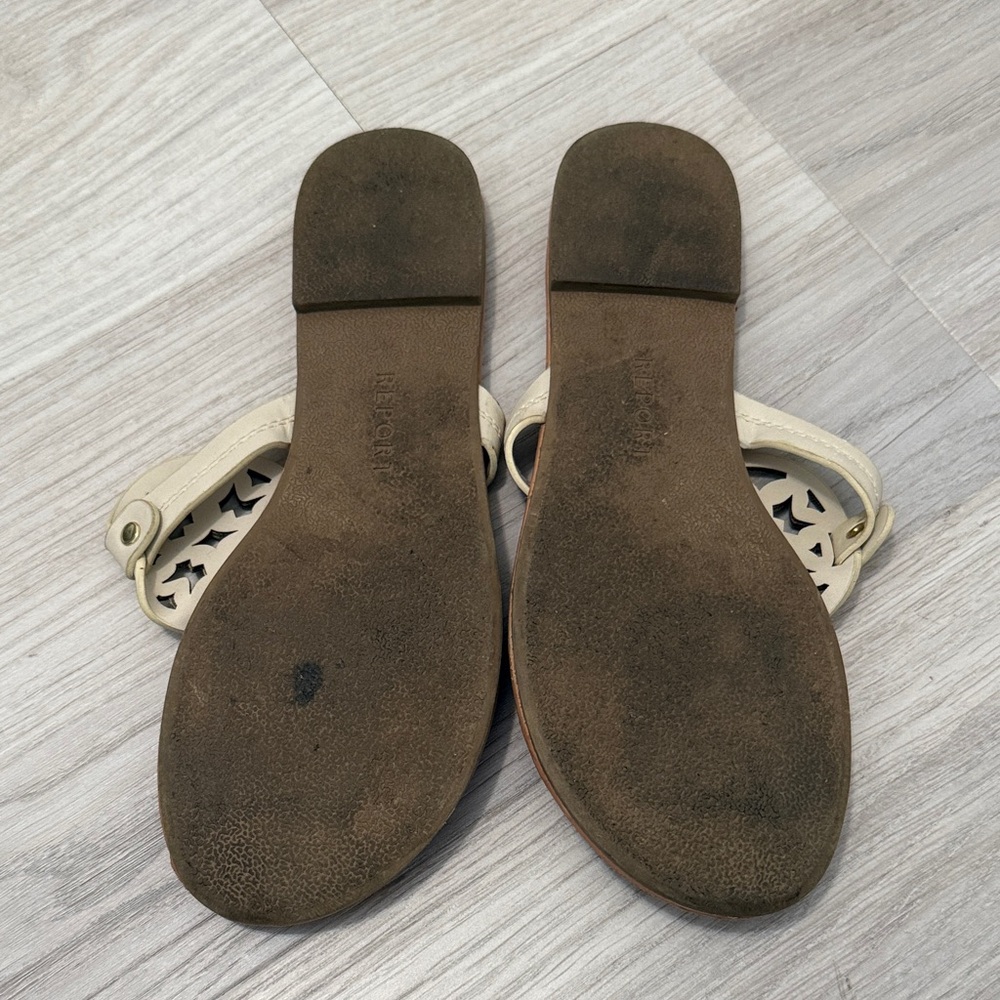 Report Women's Brown and Cream Sandals - Picture 3 of 3
